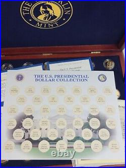 24K GP + 2 Platinum Franklin Mint Presidential Coin Collection Set 1 Missing