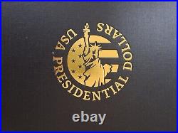 24K Gold plated US one dollar coins collection (40pcs) with certificate