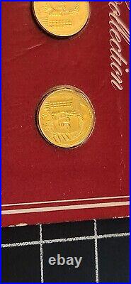 24 Karat Gold Signers of Declaration Independence Coin Collection