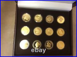 24 pc. $100 million american gold classics collection coins collectibles