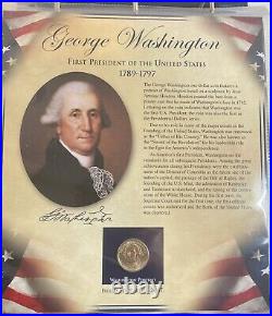 26pc Presidents Coins Collection with Volume 1 Album Postal Commemorative Society