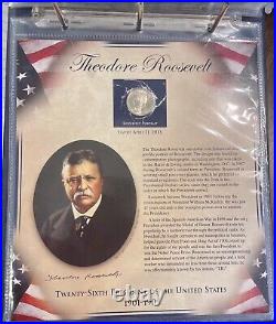 26pc Presidents Coins Collection with Volume 1 Album Postal Commemorative Society