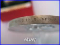 2.3 Oz Dopey Disney Kirk Collection 1974 Relief. 925 Silver Coin Very Rare +gold
