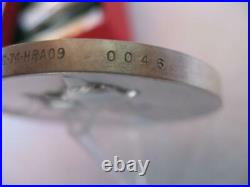 2.3 Oz Dopey Disney Kirk Collection 1974 Relief. 925 Silver Coin Very Rare +gold