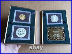 3 Coin Set 1 Gold 2 Silver Victoria Crown Proofs 20/50/100 Turks and Caicos