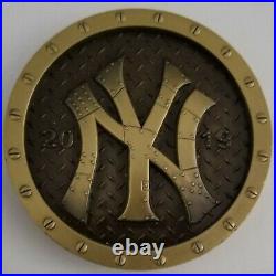 3 Coin Set 2019 Nypd Ny City Police New York Yankees #057 Gold Silver & Black