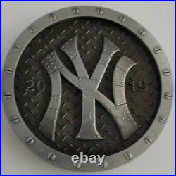 3 Coin Set 2019 Nypd Ny City Police New York Yankees #057 Gold Silver & Black