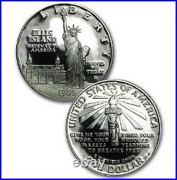 3 Coin US Commemorative 1986 Statue of Liberty Gold Silver Proof OGP