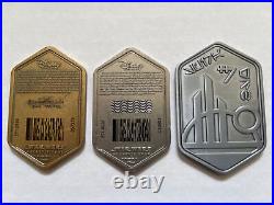 3 Coins Star Wars Galaxys Edge Spira Black Spire Outpost Ahsoka Tano Gold Silver