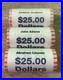 3 Great Presidents! Classic Collection Of Gold Dollars, (3) Rolls, Sealed & B. U