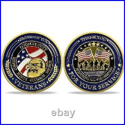 42Pcs Thank You Gift for Men Women Military Veterans Appreciation Challenge Coin