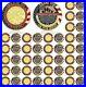 48-Piece Veteran Challenge Coin Set Gold Plated Christian Commemorative