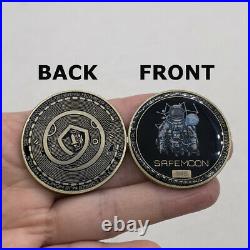 50PCS SAFEMOON COIN Digital Money Coin Gold Crypto Coin Collectible Great GiftS