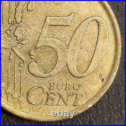 50 EUR CENT Coin ITALY 2002 RARE Marcus Aurelius Precious Collections