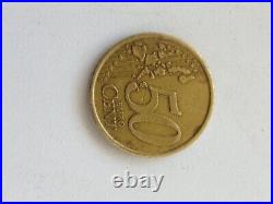 50 EUR CENT Coin ITALY 2002 RARE Marcus Aurelius Precious Collections rar