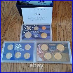 50 State Quarters And Mint Sets 1999-2008 Complete US Mint Proof Set Boxed