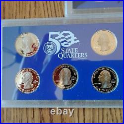 50 State Quarters And Mint Sets 1999-2008 Complete US Mint Proof Set Boxed