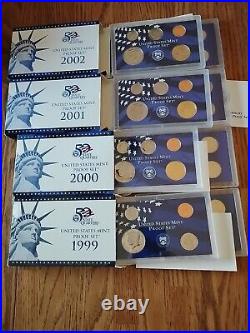 50 State Quarters And Mint Sets 1999-2008 Complete US Mint Proof Set Boxed
