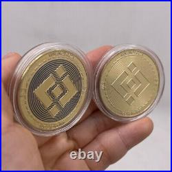 50pcs Gold BNB Binance Crypto Coin Cryptocurrency Collectible Physical Coins