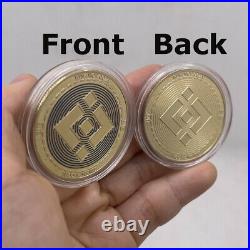 50pcs Gold BNB Binance Crypto Coin Cryptocurrency Collectible Physical Coins