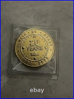 5.11 Tactical 20 Year Anniversary Challenge Coin NEW In Original Packaging