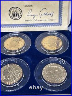 $5 Mint Mark #6 Coin Proof Gold Set Collection