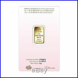 5gram Pure. 9999 Gold Love Always Pamp Suisse Sealed Bar $298.88 Sale