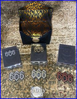 666 Playing Cards Set WithALL Gilded Decks-Coin, Stickers/Half Brick Box-6 Decks