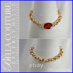 $699 Bc New Victorian 18k Gold Garnet Antique Diamond Rosecut Pendant Necklace