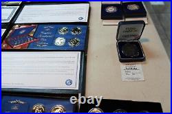 6 Collections, Franklin Mnt US Pres Dollar Collection Gold Ed 20 coins+2009