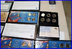 6 Collections, Franklin Mnt US Pres Dollar Collection Gold Ed 20 coins+2009