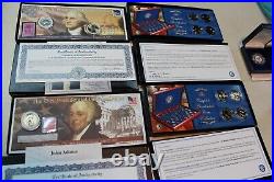 6 Collections, Franklin Mnt US Pres Dollar Collection Gold Ed 20 coins+2009