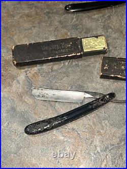 6 Straight Razor Collection Pakistan, Gold Coin, Imperial, Wester Bros