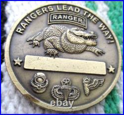 6th Airborne Ranger Training BN Camp James E. Rudder Eglin Army Challenge Coin