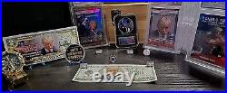 999 Donald J Trump Silver Bullion In HUGE Mixed Lot Of Rare Collectibles