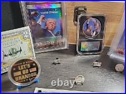 999 Donald J Trump Silver Bullion In HUGE Mixed Lot Of Rare Collectibles