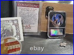 999 Donald J Trump Silver Bullion In HUGE Mixed Lot Of Rare Collectibles