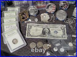 999 Silver Bullion In HUGE, MIXED Lot Of COLLECTIBLES, Gifts, 1ct Diamond ++++