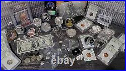 999 Silver Bullion In HUGE, MIXED Lot Of COLLECTIBLES, Gifts, 1ct Diamond ++++