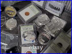 999 Silver Bullion In HUGE, MIXED Lot Of COLLECTIBLES, Gifts, 1ct Diamond ++++