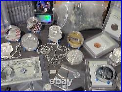 999 Silver Bullion In HUGE, MIXED Lot Of COLLECTIBLES, Gifts, 1ct Diamond ++++