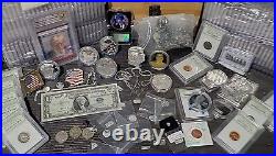 999 Silver Bullion In HUGE, MIXED Lot Of COLLECTIBLES, Gifts, 1ct Diamond ++++