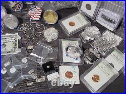 999 Silver Bullion In HUGE, MIXED Lot Of COLLECTIBLES, Gifts, 1ct Diamond ++++