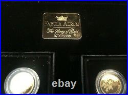 9ct Gold Coins London Mint Office Fabula Aurum Collection 12 X 1g Not Scrap