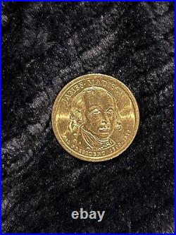 ANTIQUE COIN / JAMES MADISON. Dollar Gold Coin Great Addition to A Collection