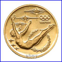 AUTHENTIC Australia $ 200 Elizabeth II 1993 Olympicscoin Gold K21.6 YG