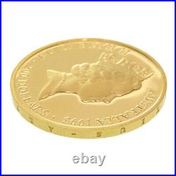 AUTHENTIC Australia $ 200 Elizabeth II 1993 Olympicscoin Gold K21.6 YG