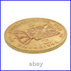 AUTHENTIC Netherlands 10 Guilder William III 1876 KONING WILLEM DE DERDE coin