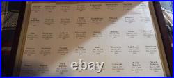 All 56 US Gold And Silver Highlighted Statehood Quarter Collection Complete Set
