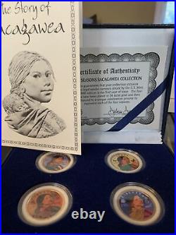 All Seasons Sacagawea Collection Year 2000. 24kt Gold Plated Uncirculated